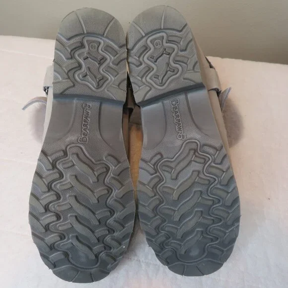 NWOT BearPaw Roxy Gray Suede Boot Size 10 - Picture 6 of 8